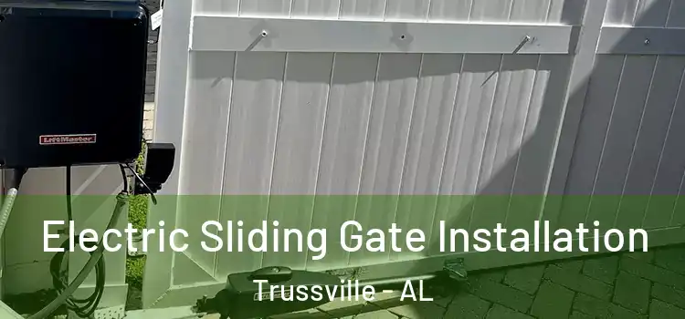 Electric Sliding Gate Installation Trussville - AL