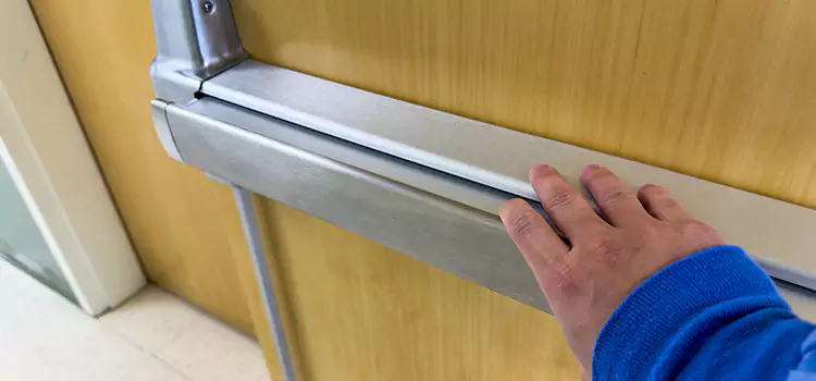 Installing a Push Bar on a Door Trussville